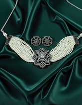 Zircons Necklace Set 0031