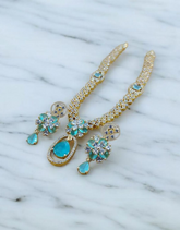Zircons Necklace Set 0001