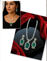 Zircons Necklace Set 0024