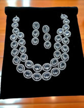 Zircons Necklace Set 0009