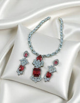 Zircons Necklace Set 0006