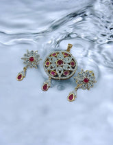 Zircons Pendant Set 0001