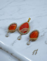 Zircons Pendant Set 0004