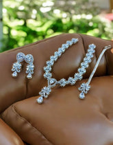 Zircons Necklace Set 0017