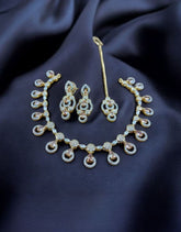 Zircons Necklace Set 0019