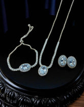 Zircons Necklace Set 0021