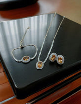 Zircons Necklace Set 0021
