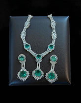 Zircons Necklace Set 0022