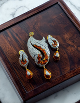 Zircons Pendant Set 0024
