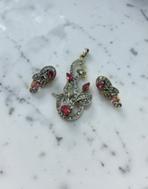 Zircons Pendant Set 0028
