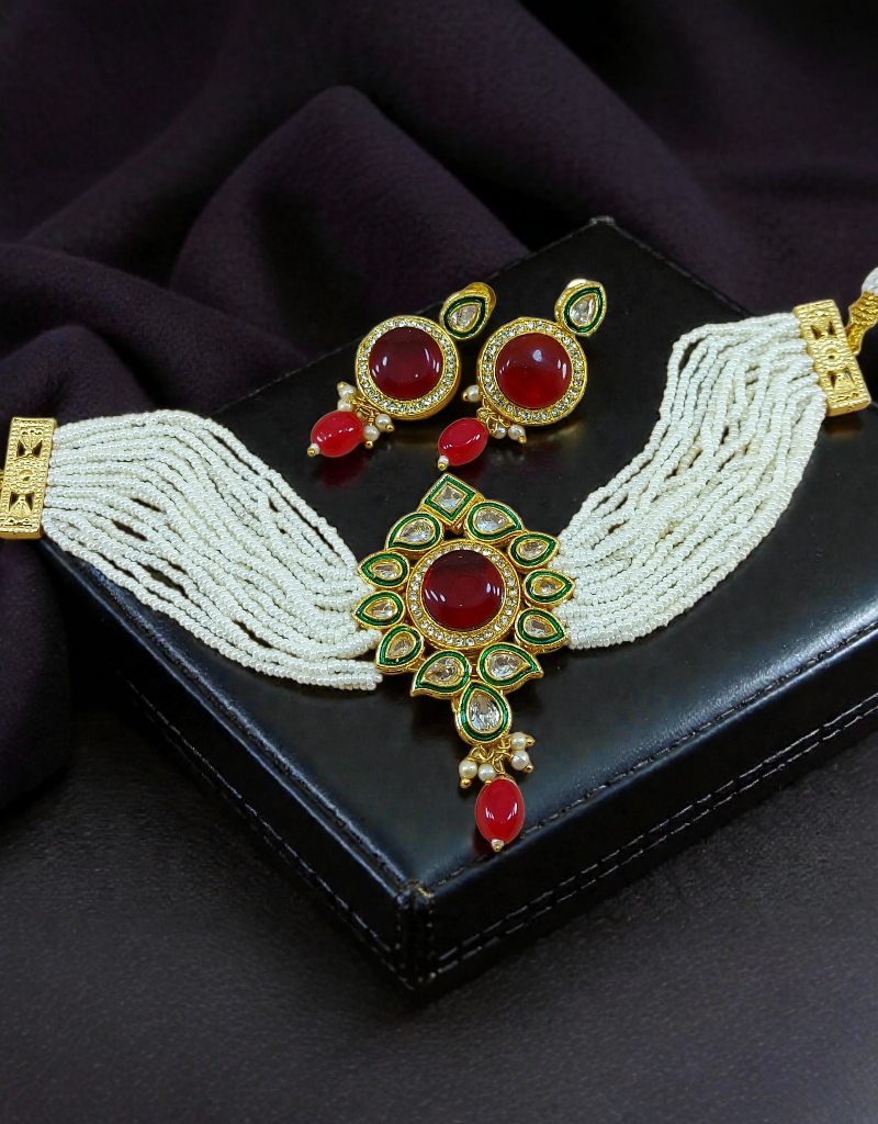 Kundan Necklace Set 0002