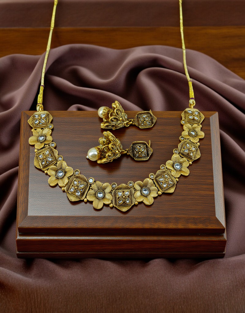 Kundan Necklace Set 0036