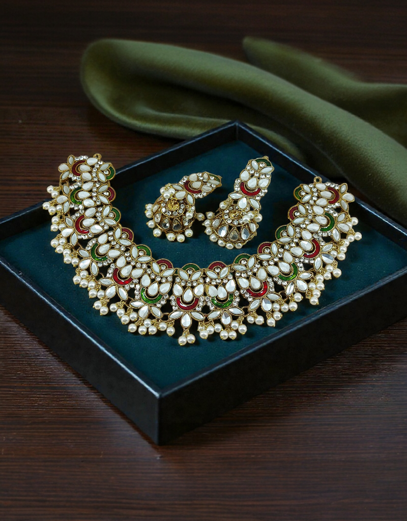 Kundan Necklace Set 0026