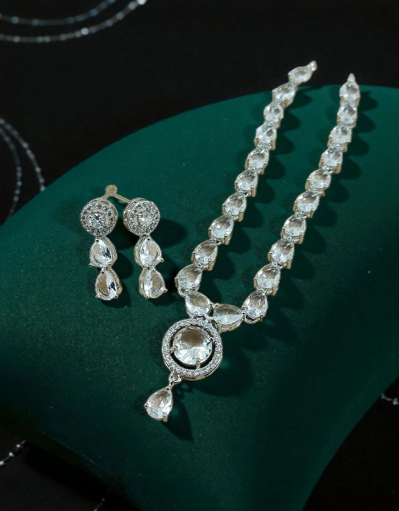 Zircons Necklace Set 0028