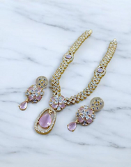 Zircons Necklace Set 0001