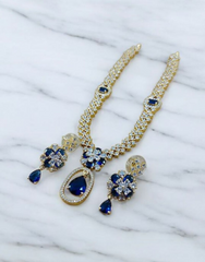 Zircons Necklace Set 0001