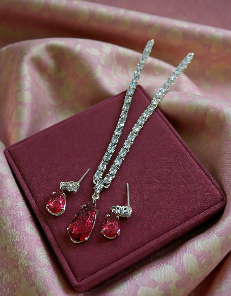 Zircons Necklace Set 0020