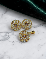 Zircons Pendant Set 0017