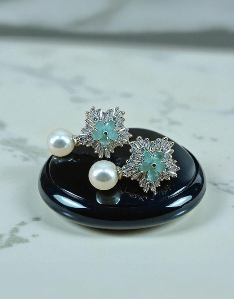 AD Zircons Earrings 0001