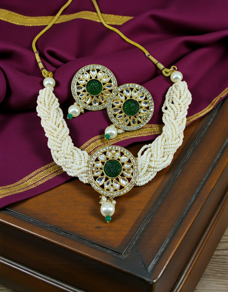 Kundan Necklace Set 0028