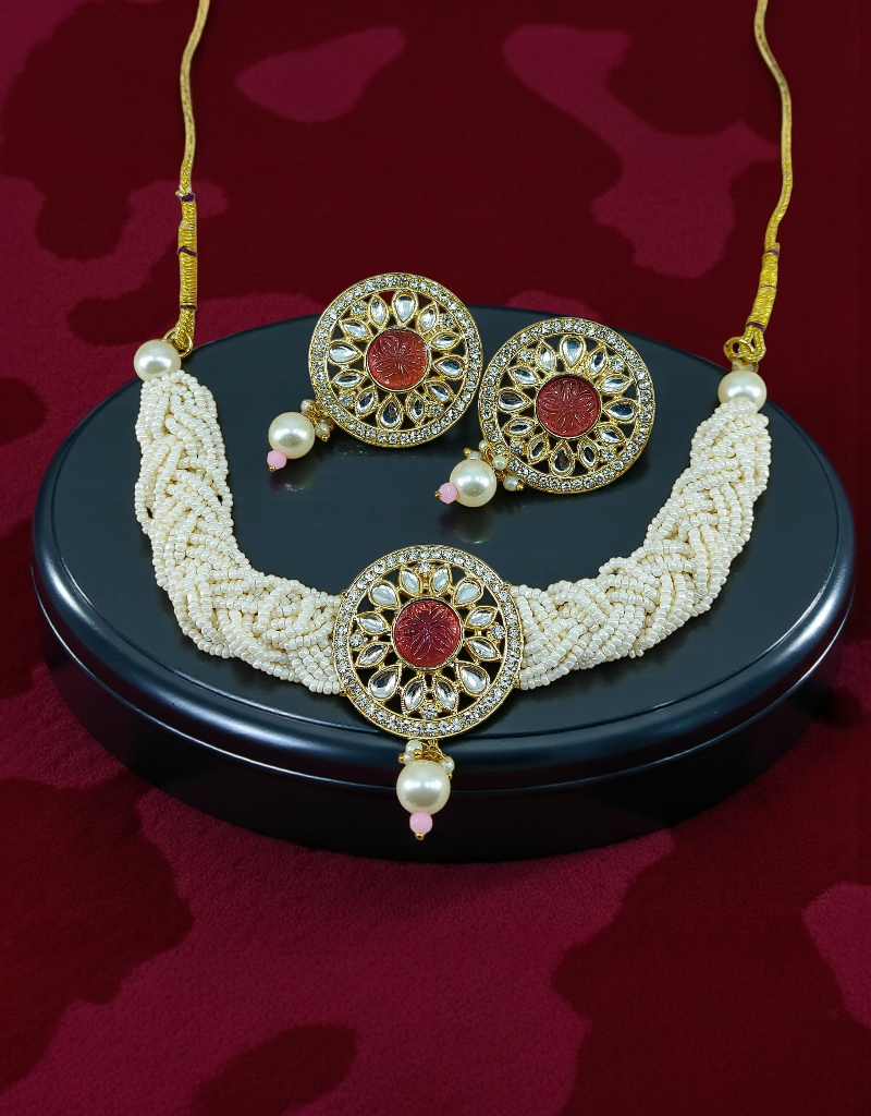 Kundan Necklace Set 0028