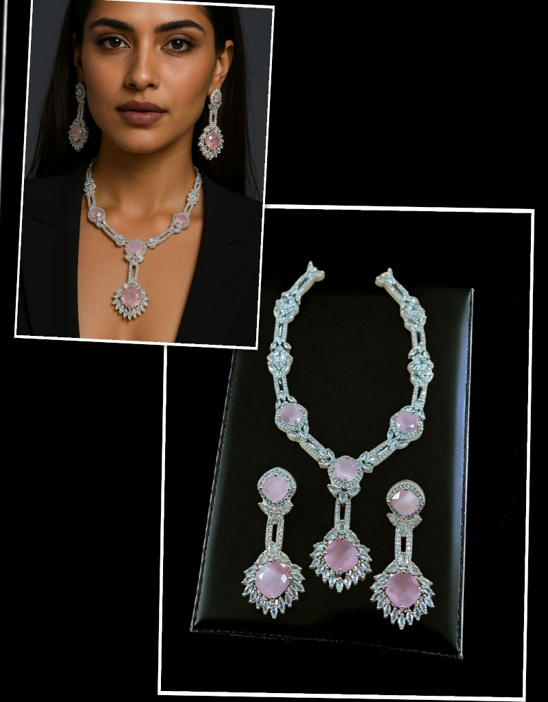Zircons Necklace Set 0022