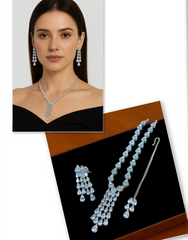 Zircons Necklace Set 0005