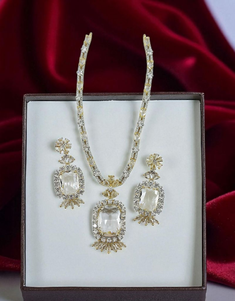 Zircons Necklace Set 0024