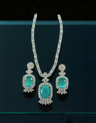 Zircons Necklace Set 0024