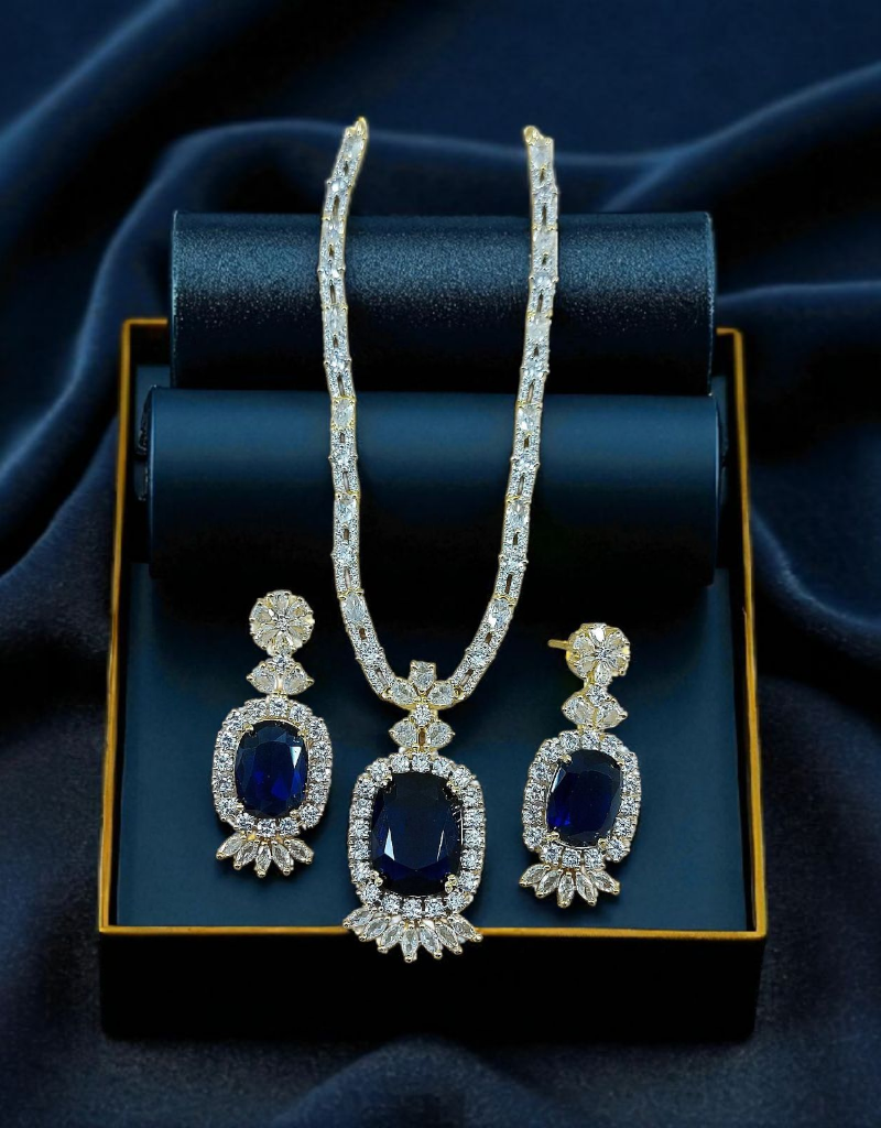 Zircons Necklace Set 0024