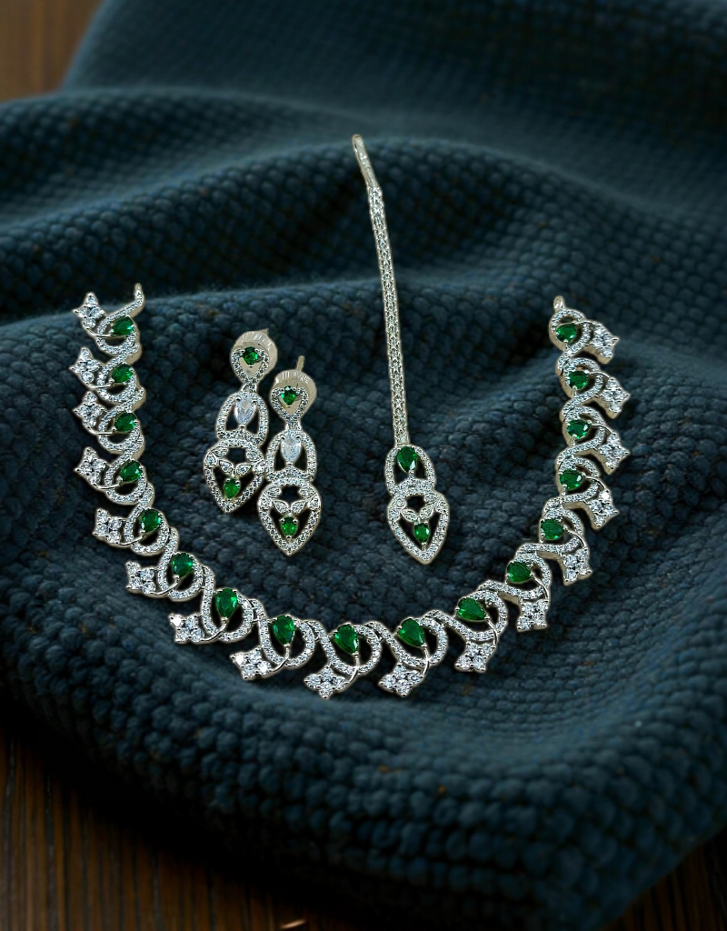 Zircons Necklace Set 0029