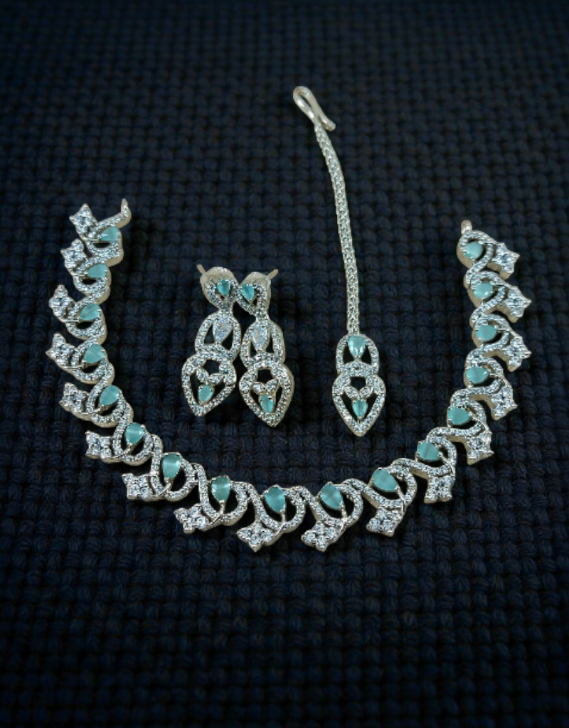 Zircons Necklace Set 0029