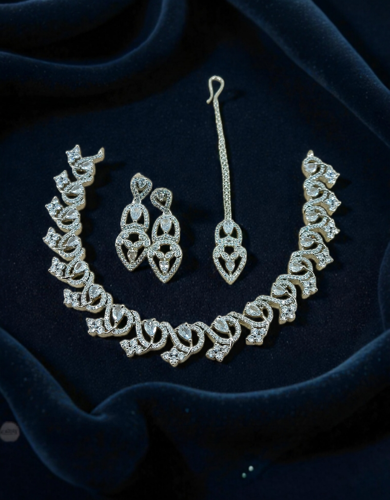 Zircons Necklace Set 0029
