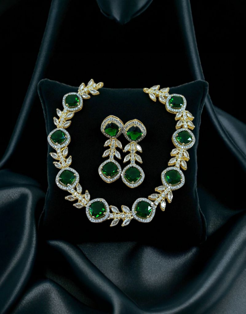 Zircons Necklace Set 0025