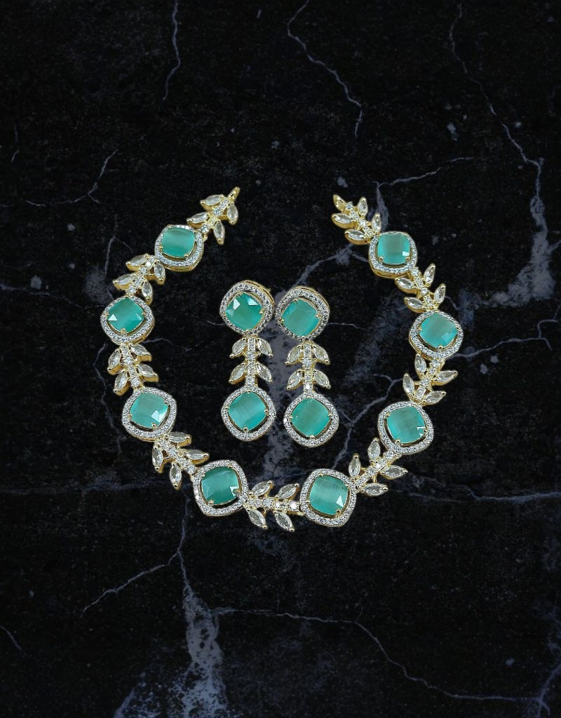 Zircons Necklace Set 0025