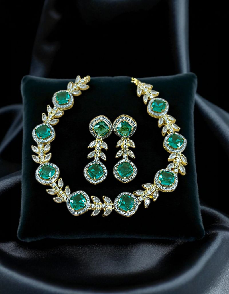 Zircons Necklace Set 0025