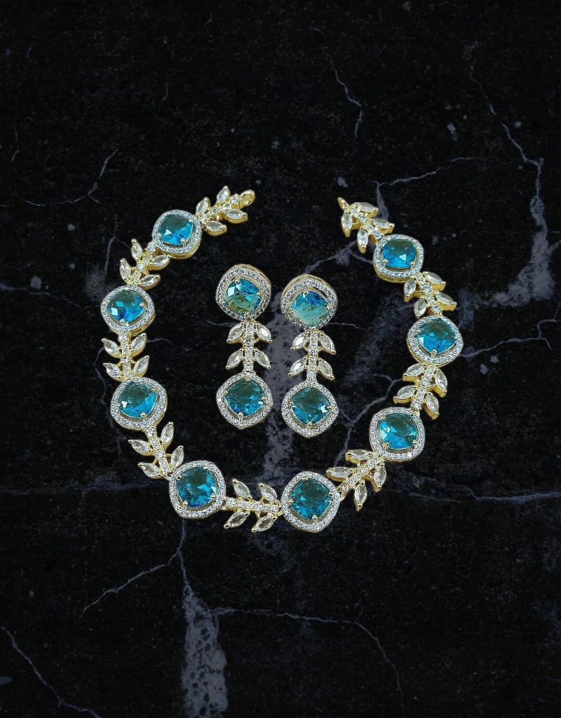 Zircons Necklace Set 0025