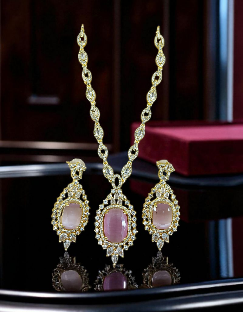 Zircons Necklace Set 0026