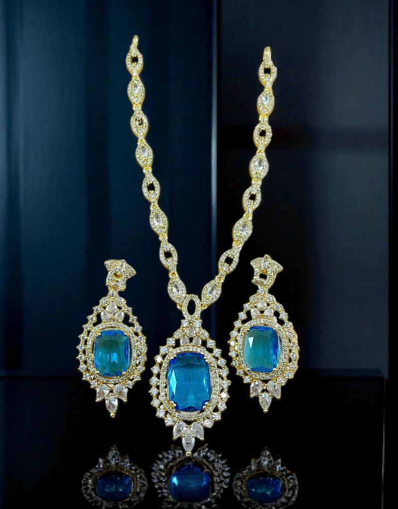 Zircons Necklace Set 0026