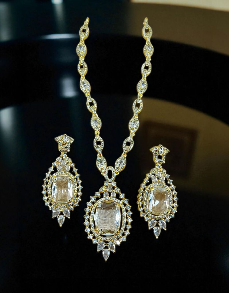 Zircons Necklace Set 0026