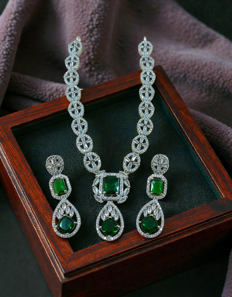 Zircons Necklace Set 0030