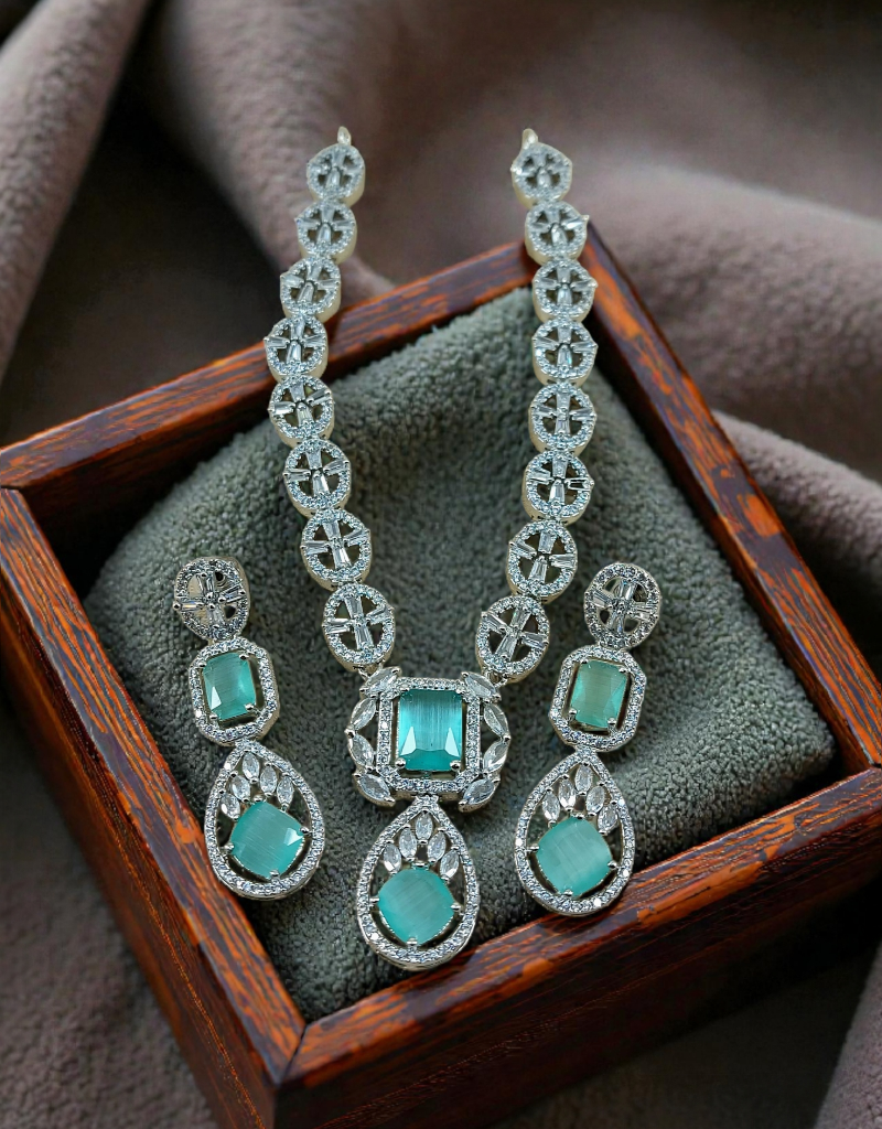 Zircons Necklace Set 0030