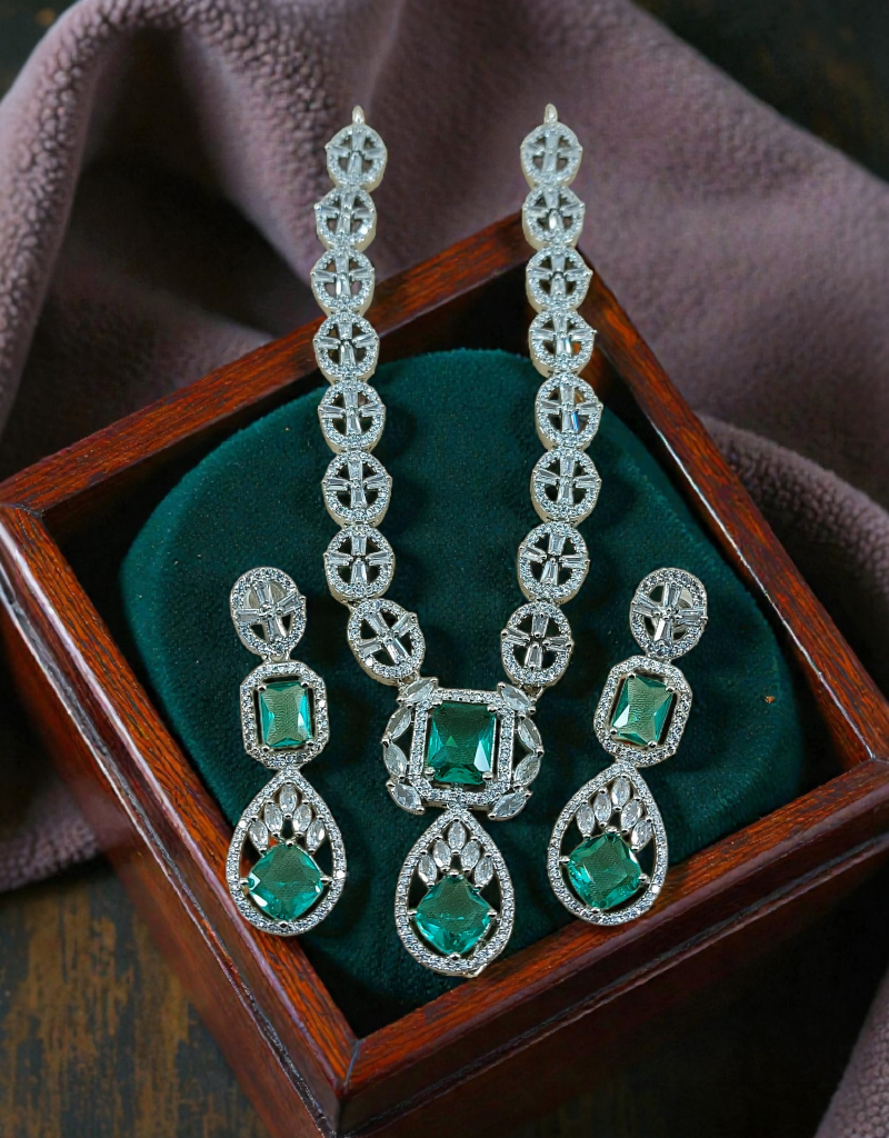 Zircons Necklace Set 0030