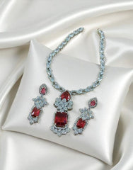 Zircons Necklace Set 0006