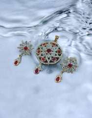 Zircons Pendant Set 0001