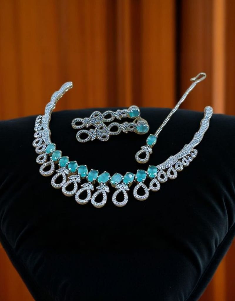 Zircons Necklace Set 0014