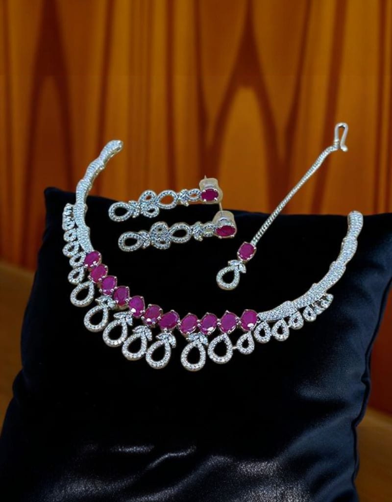 Zircons Necklace Set 0014