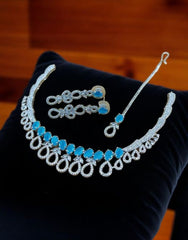 Zircons Necklace Set 0014
