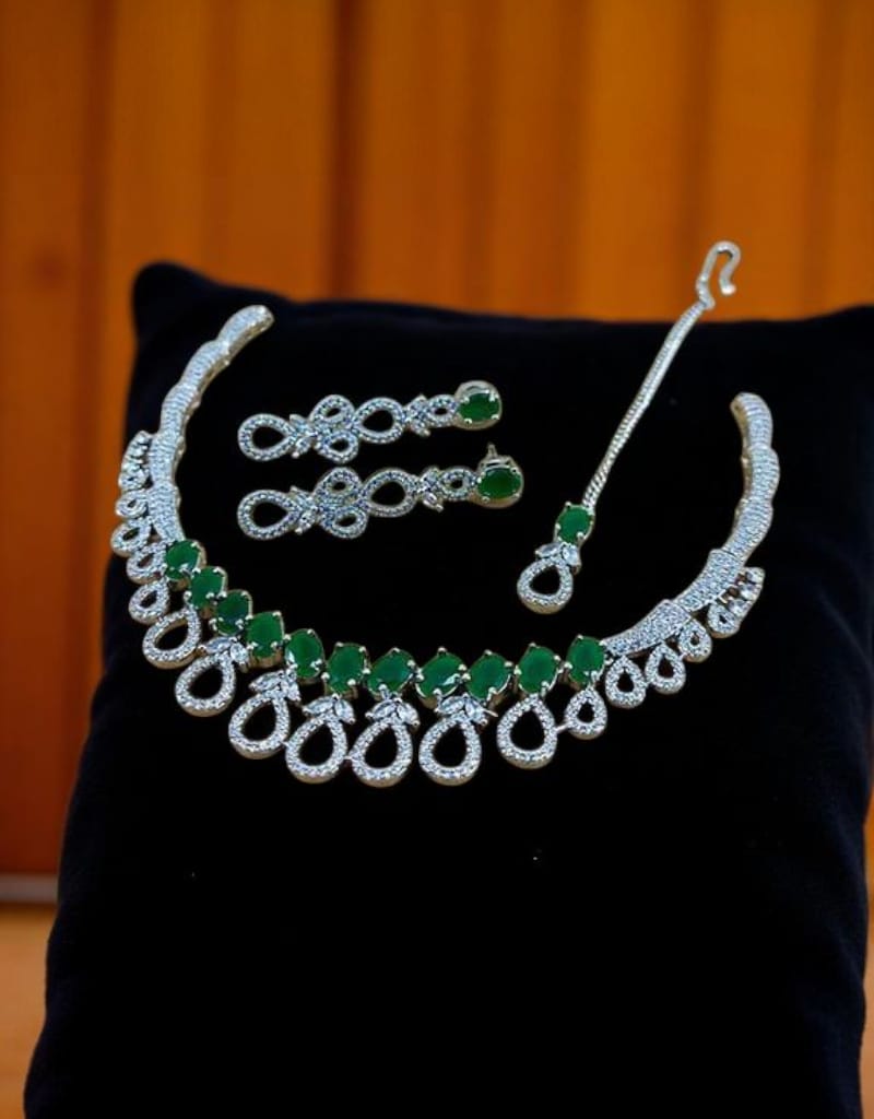 Zircons Necklace Set 0014