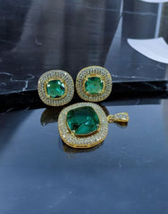 Zircons Pendant Set 0002